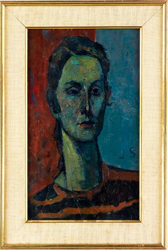 JOSEPH SOLMAN Portrait of a Woman.